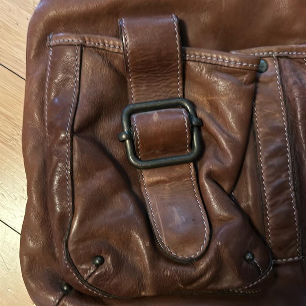 Vintage Banana Republic Ashbury leather purse two pockets - Picture 4 of 11